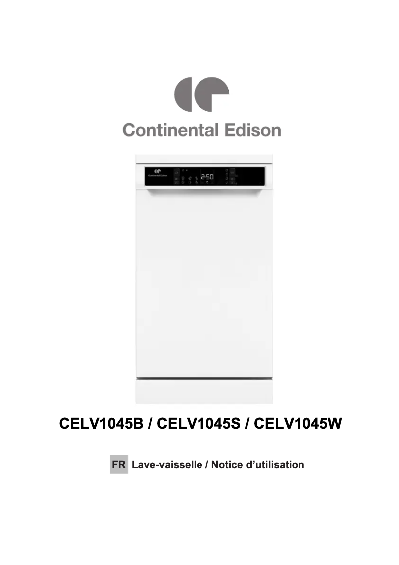 Page n°1 - Manuel utilisateur Continental Edison CELV1045S