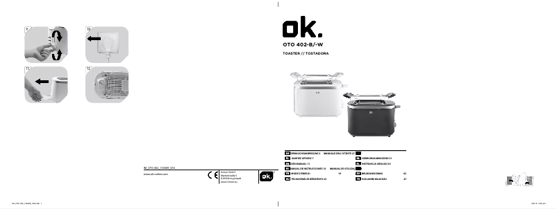 Image de la première page du manuel de l'appareil OTO 402-W