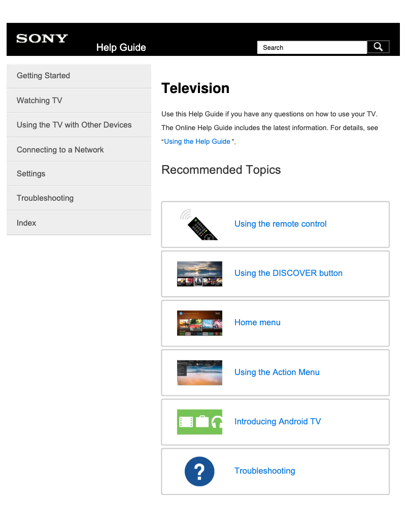 Page 1 de la notice Manuel utilisateur Sony Bravia KDL-55W805C