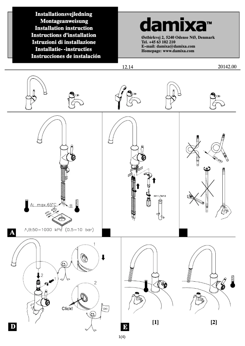 Image de la première page du manuel de l'appareil 3703477