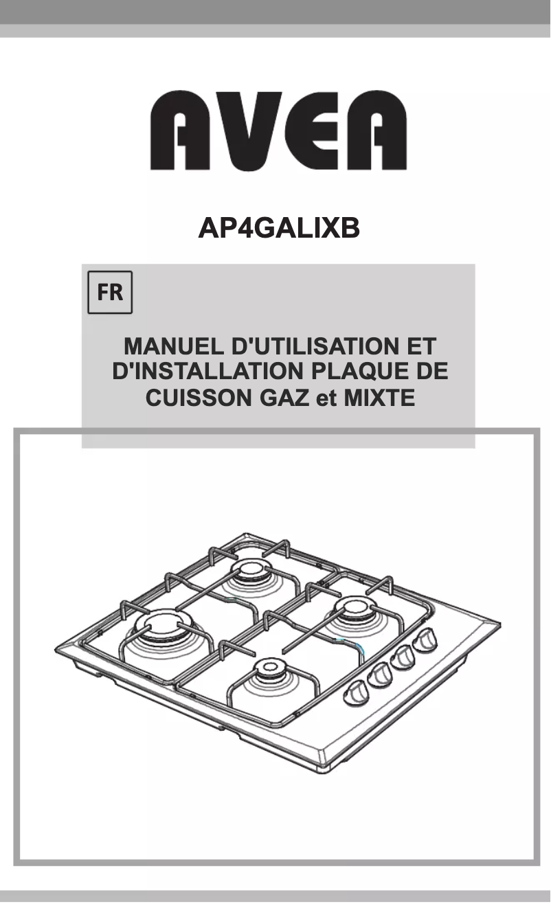 Page n°1 - Manuel utilisateur AVEA AP4GALIXB