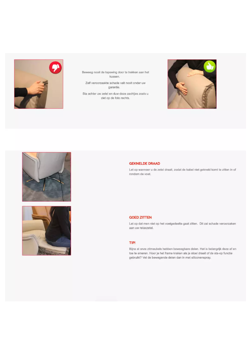 Page n°1 - Manuel utilisateur Swiss Relax Palermo