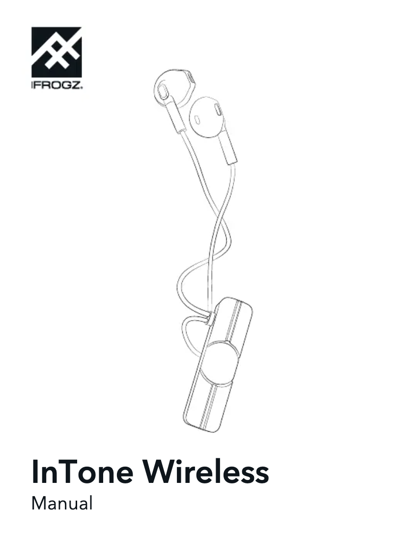 Page n°1 - Manuel utilisateur ifrogz InTone Wireless