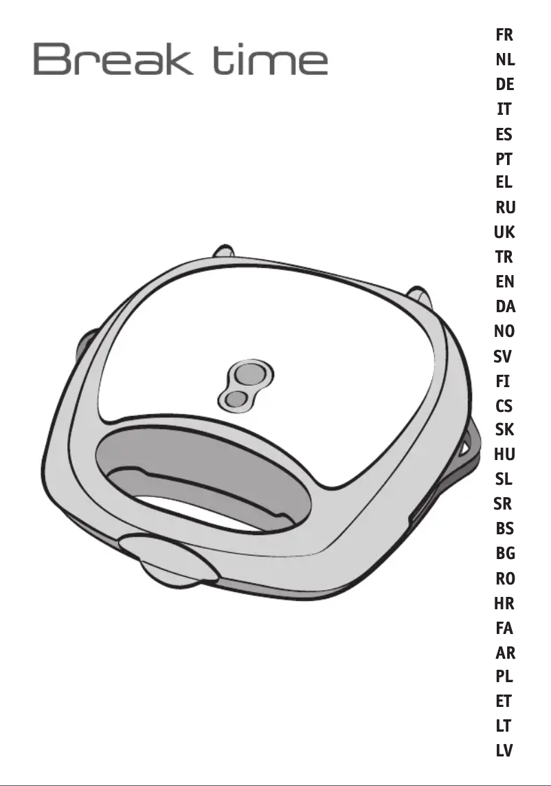 Page n°1 - Manuel utilisateur Tefal Break Time SW6148