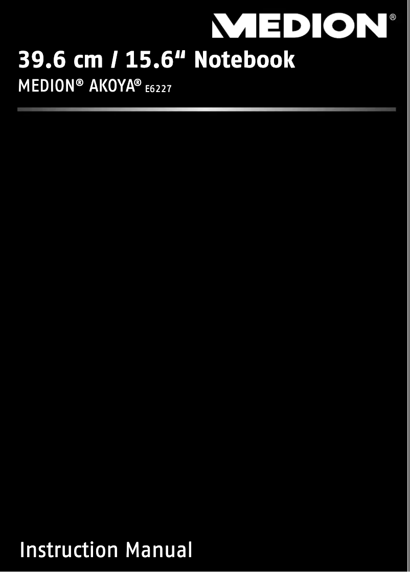 Page 1 de la notice Manuel utilisateur Medion Akoya E6227