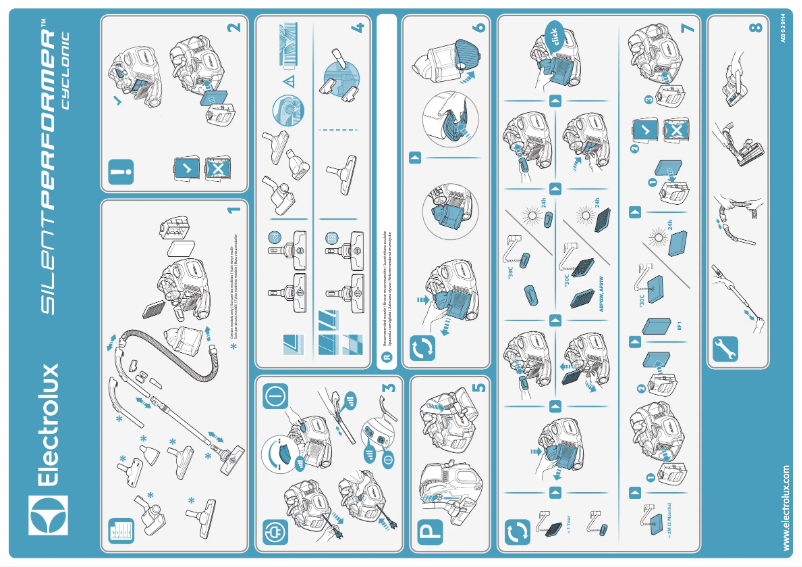 Página 1 del manual Manual de usuario Electrolux ESPC74SW