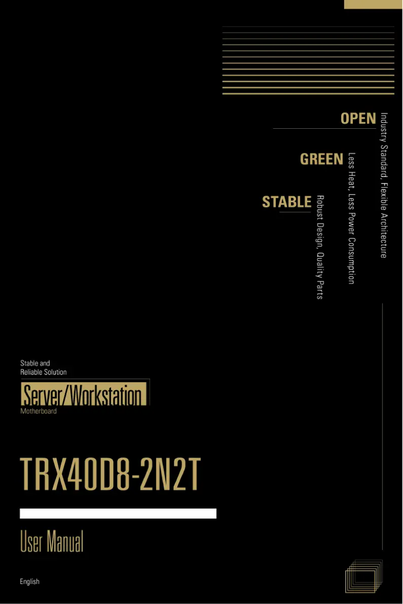 Página 1 del manual Manual de usuario Asrock TRX40D8-2N2T