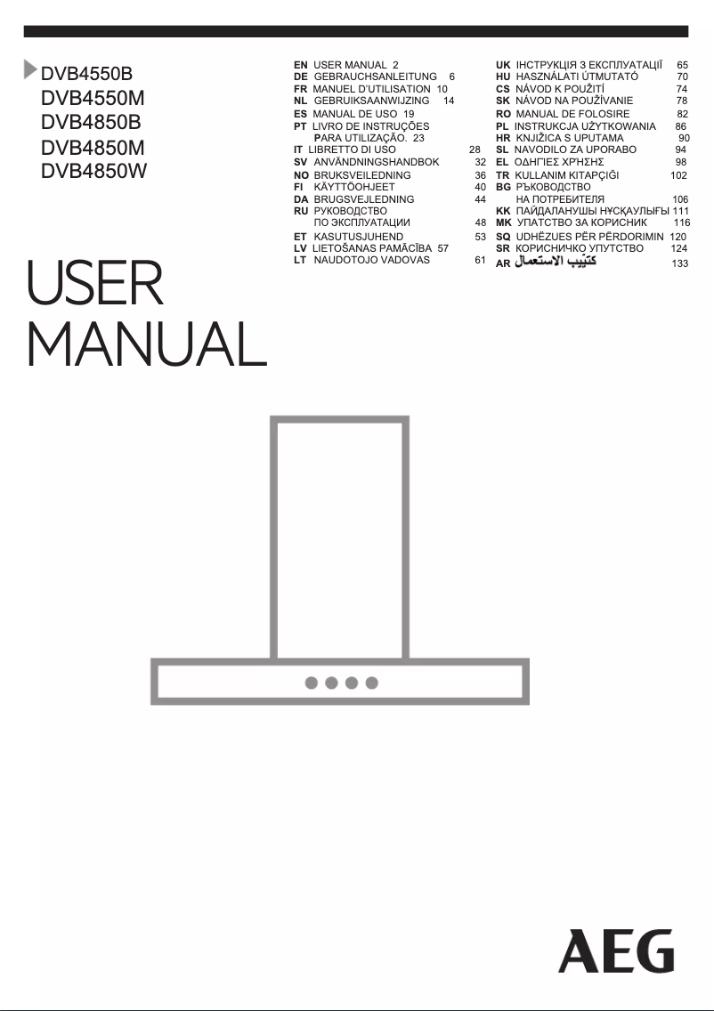 Image de la première page du manuel de l'appareil DVB4850B