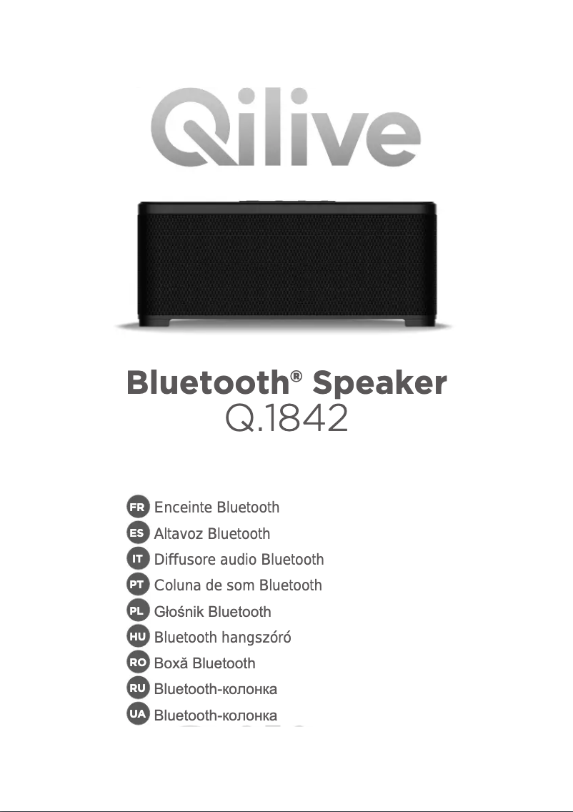 Page n°1 - Manuel utilisateur Qilive Q.1842