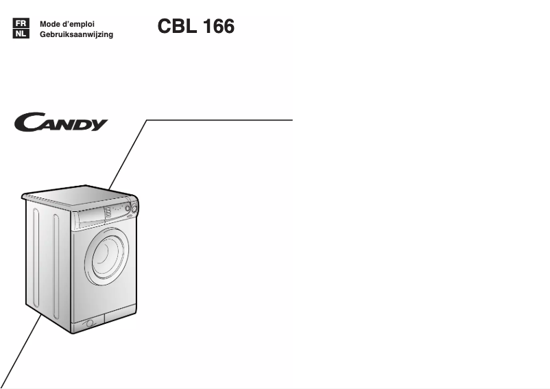 Page n°1 - Manuel utilisateur Candy LB CBL166 UK