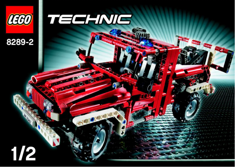 Page 1 de la notice Manuel utilisateur Lego Technic 8289