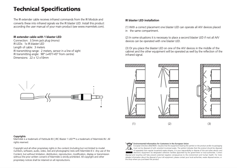 Image de la première page du manuel de l'appareil IRC BL 1