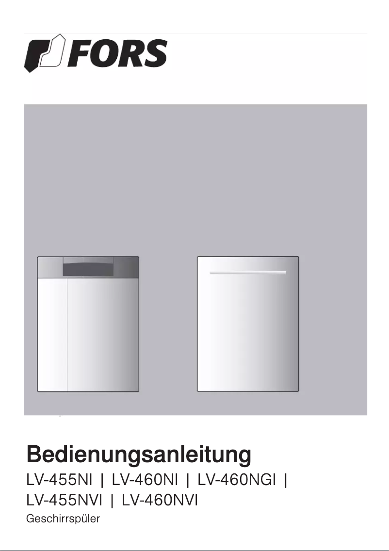 Página 1 del manual Manual de usuario Fors LV 455 NVi