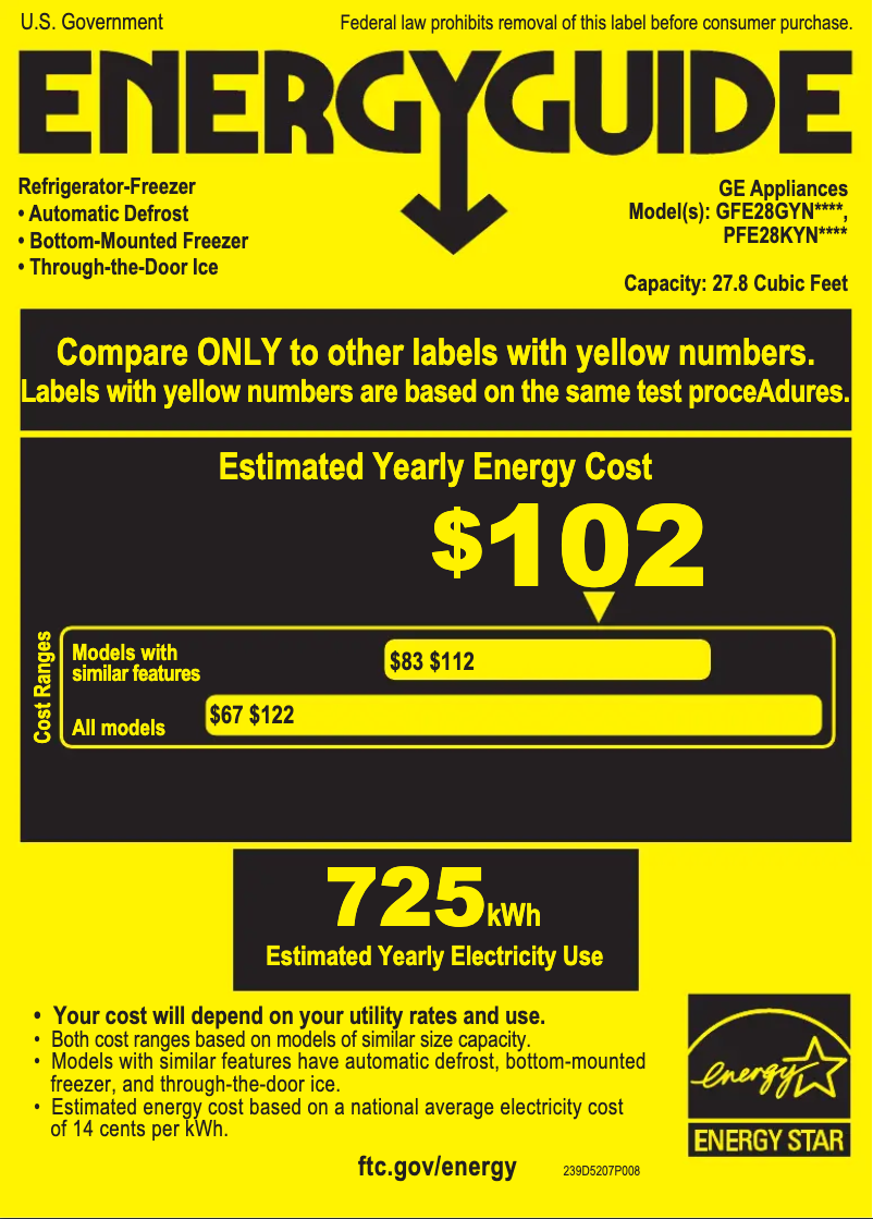 Imagen de la primera página del manual del dispositivo GFE28GSKSS