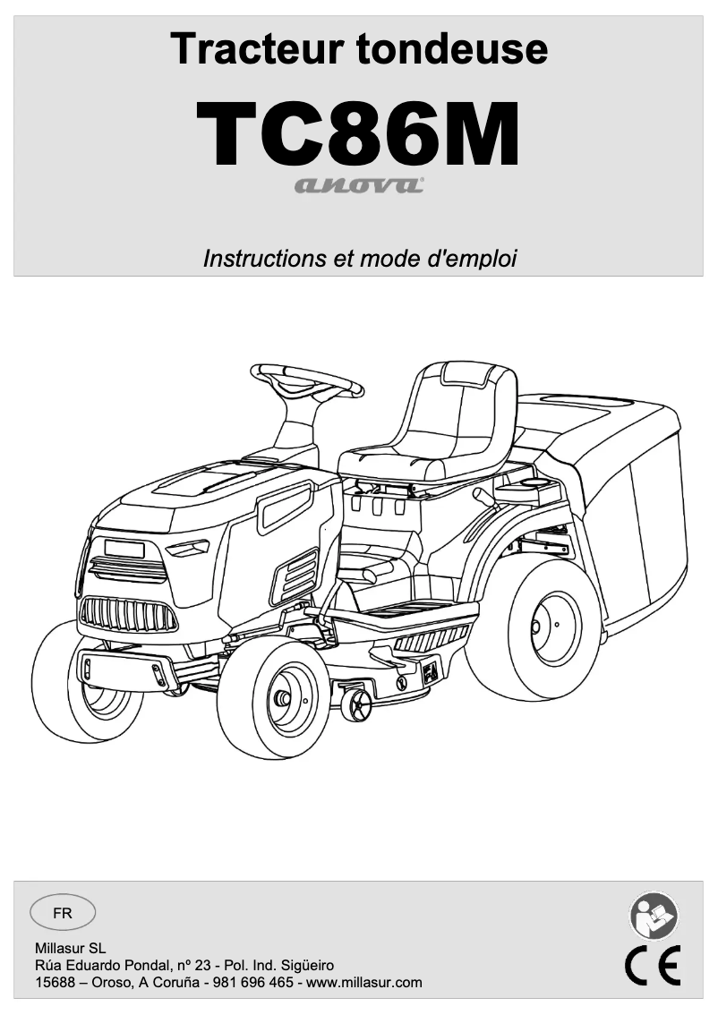 Página 1 del manual Manual de usuario Anova TC86M