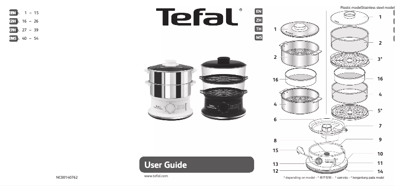Página 1 del manual Manual de usuario Tefal Convenient VC1451