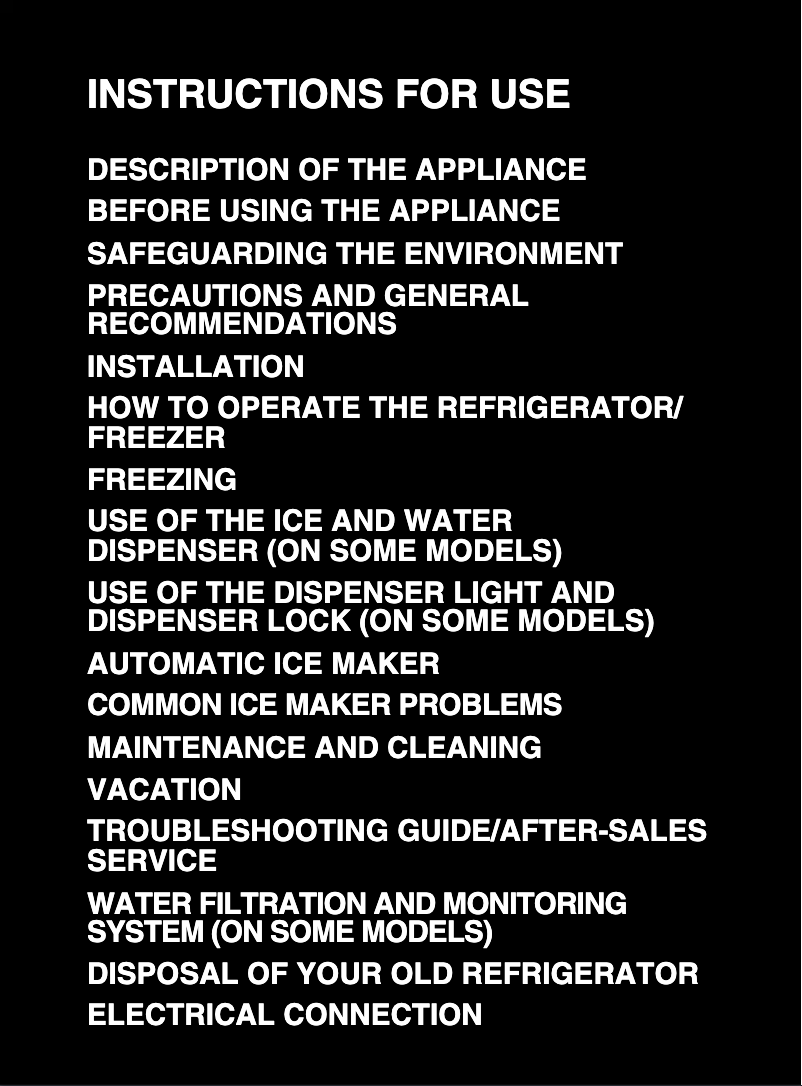 Page 1 de la notice Manuel utilisateur Smeg FA 720 X