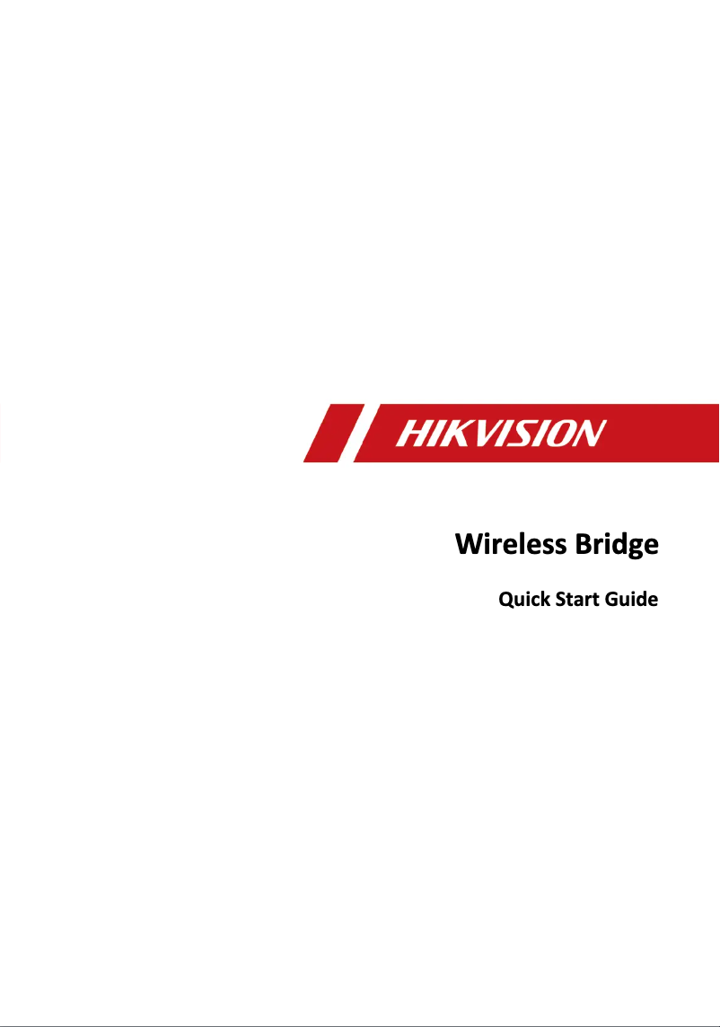Page n°1 - Guide de démarrage rapide Hikvision DS-3WF03C-D