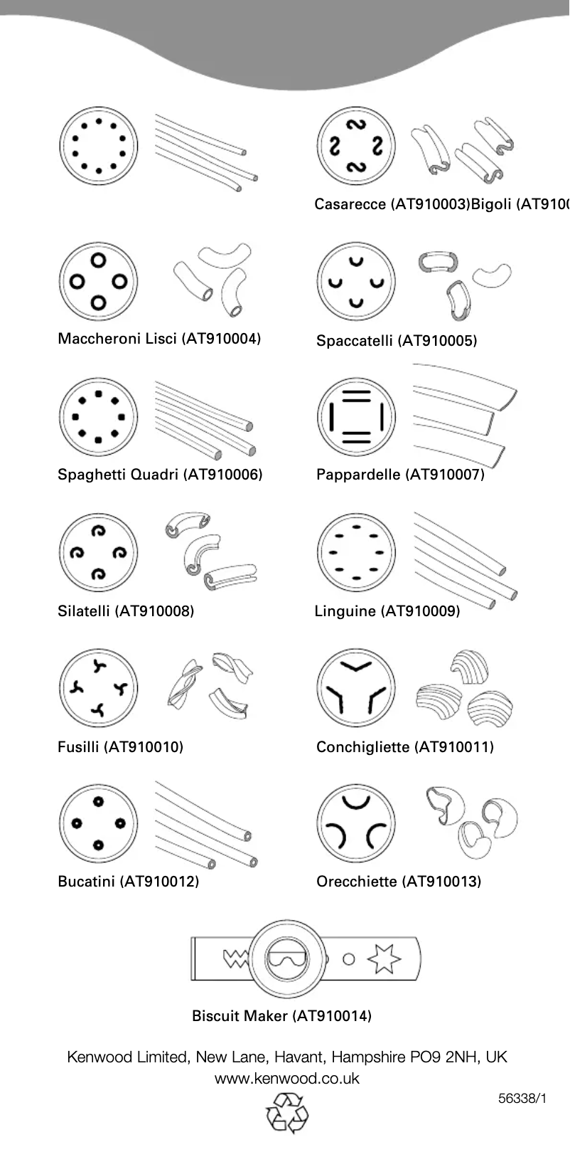 Page n°1 - Manuel utilisateur Kenwood AT910014