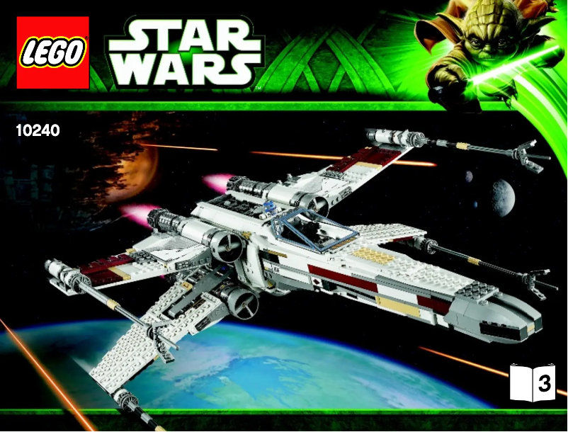 Image de la première page du manuel de l'appareil Red Five X-wing Starfighter (TM)