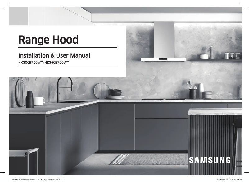 Page n°1 - Manuel utilisateur Samsung NK30CB700WCG