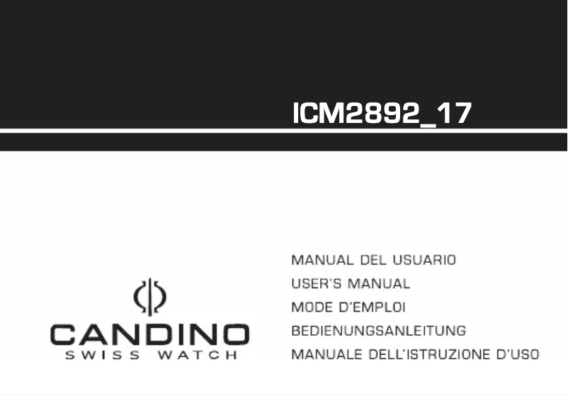 Page n°1 - Manuel utilisateur Candino C4314