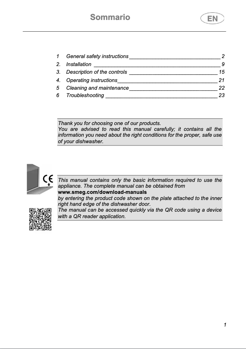 Image de la première page du manuel de l'appareil LVS292DN