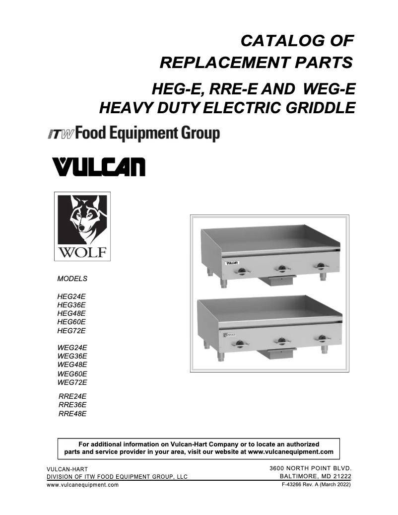 Page n°1 - Catalogue Wolf WEG24E