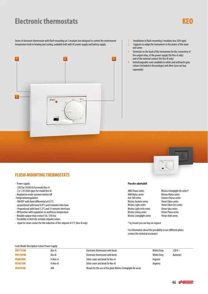 Image de la première page du manuel de l'appareil Keo-B