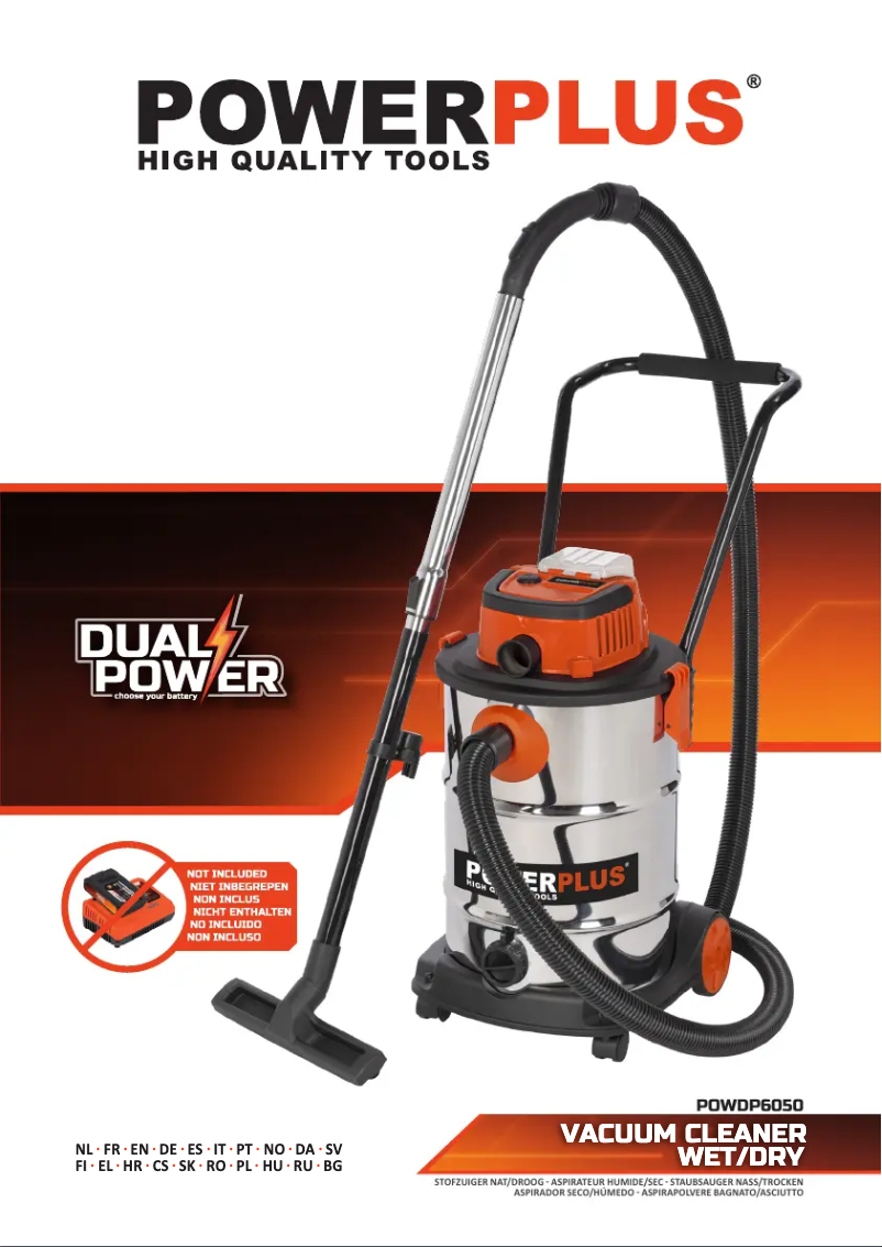 Image de la première page du manuel de l'appareil POWP6050