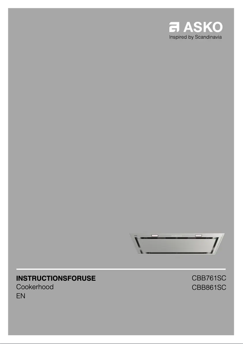 Page n°1 - Manuel utilisateur Asko CBB861SC