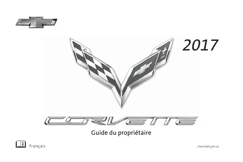 Page 1 de la notice Manuel utilisateur Chevrolet Corvette (2017)