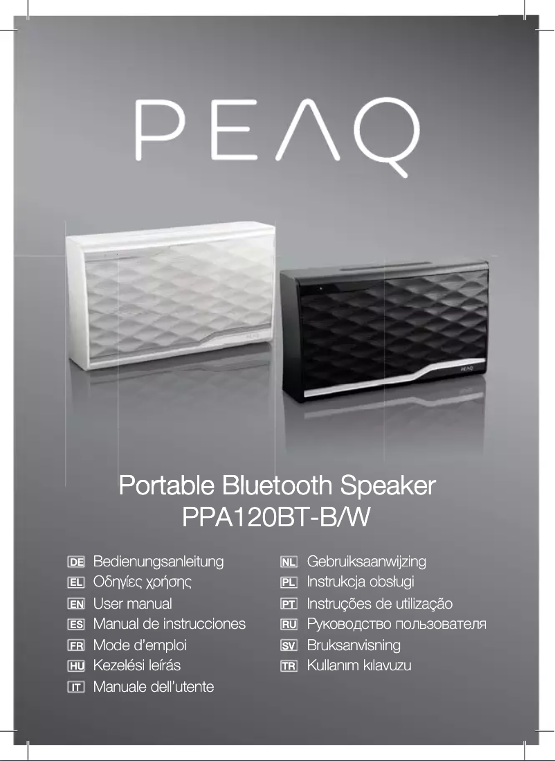 Image de la première page du manuel de l'appareil PPA120BT