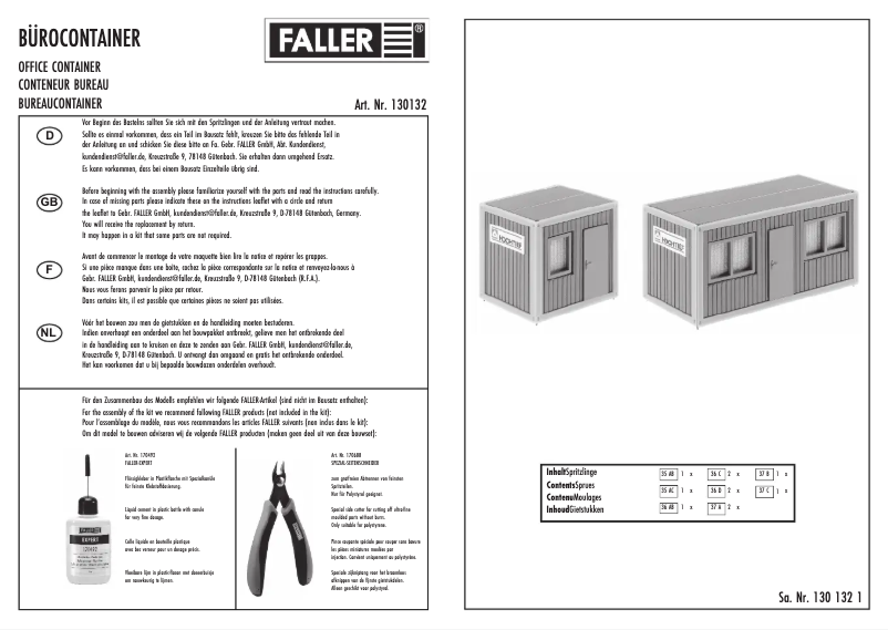 Page 1 de la notice Manuel utilisateur Piko 130132