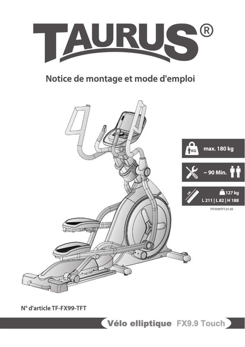 Page n°1 - Manuel utilisateur Taurus FX9.9