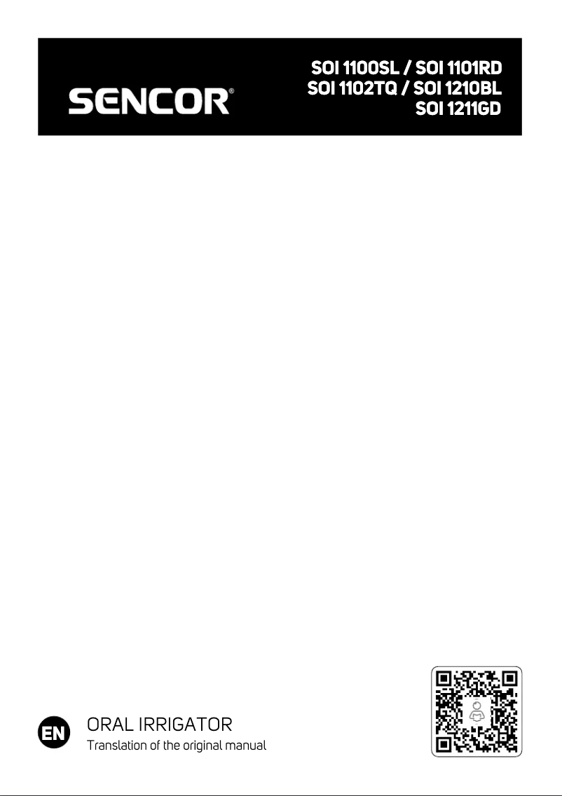 Page n°1 - Manuel utilisateur Sencor SOI 1210BL