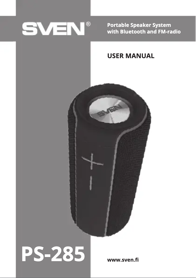 Image de la première page du manuel de l'appareil PS-285