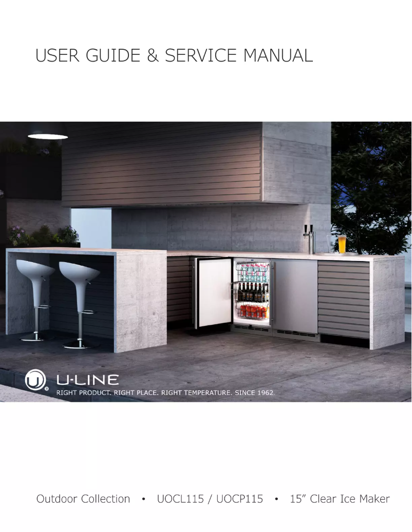 Page n°1 - Manuel utilisateur U-Line UOCL115