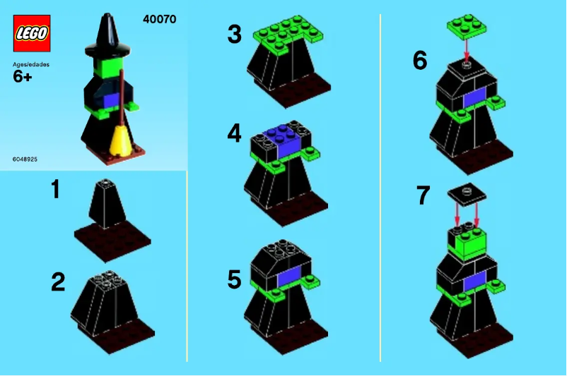 Page 1 de la notice Manuel utilisateur Lego Monthly Minibuild Oct 2013