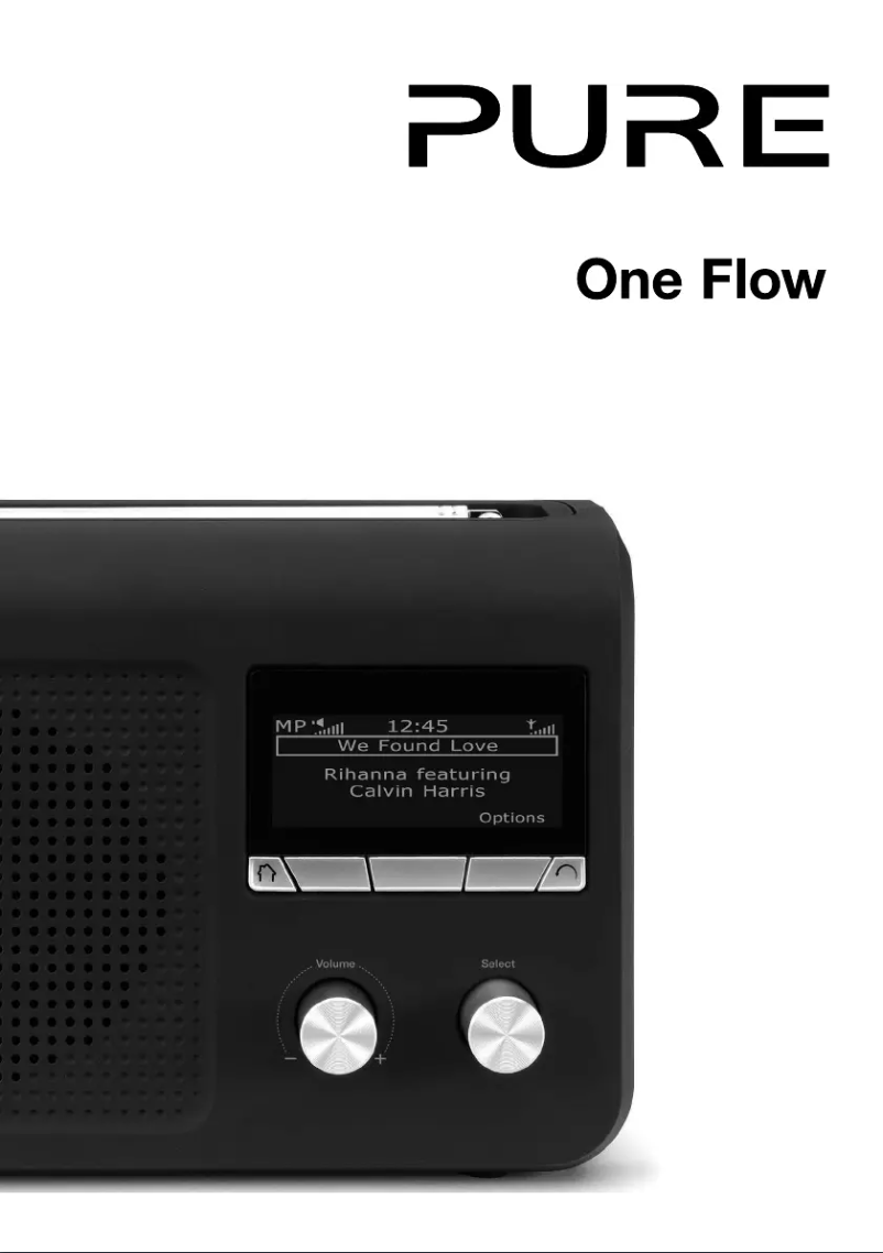 Page 1 de la notice Manuel utilisateur Pure One Flow