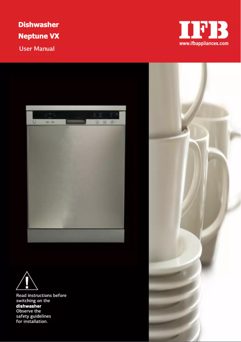 Image de la première page du manuel de l'appareil Neptune VX