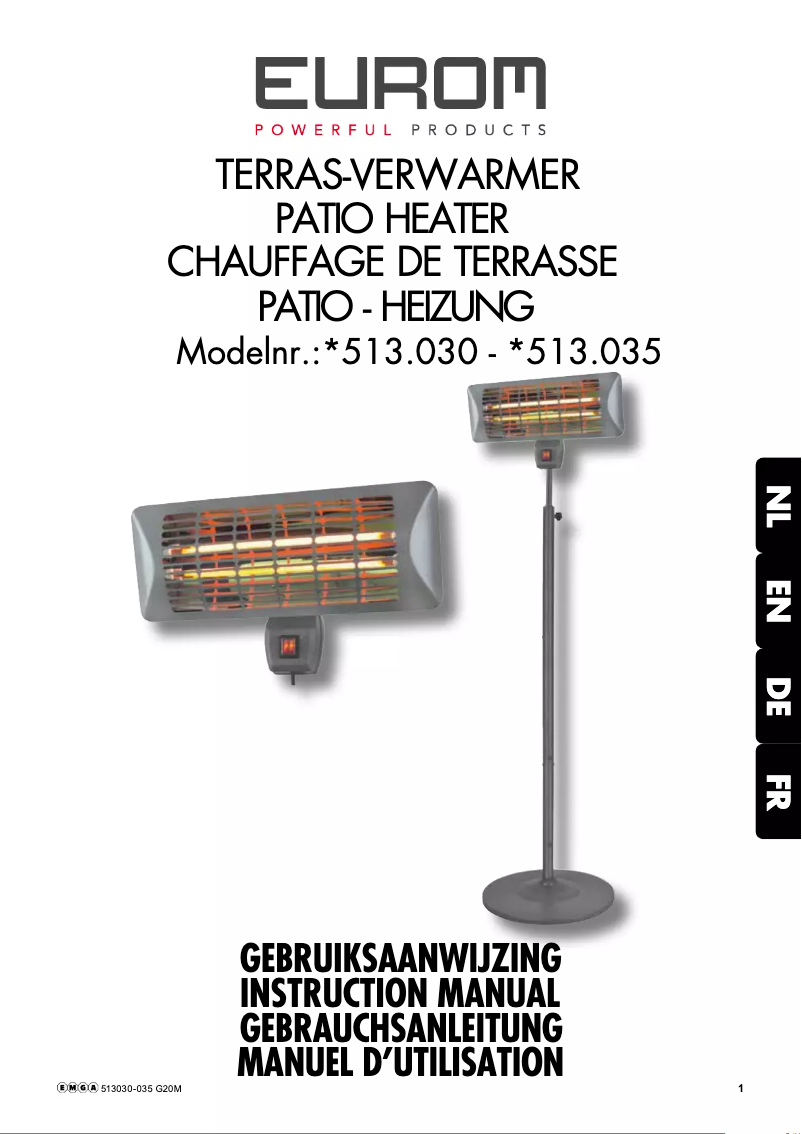 Page 1 de la notice Manuel utilisateur Emga 513030