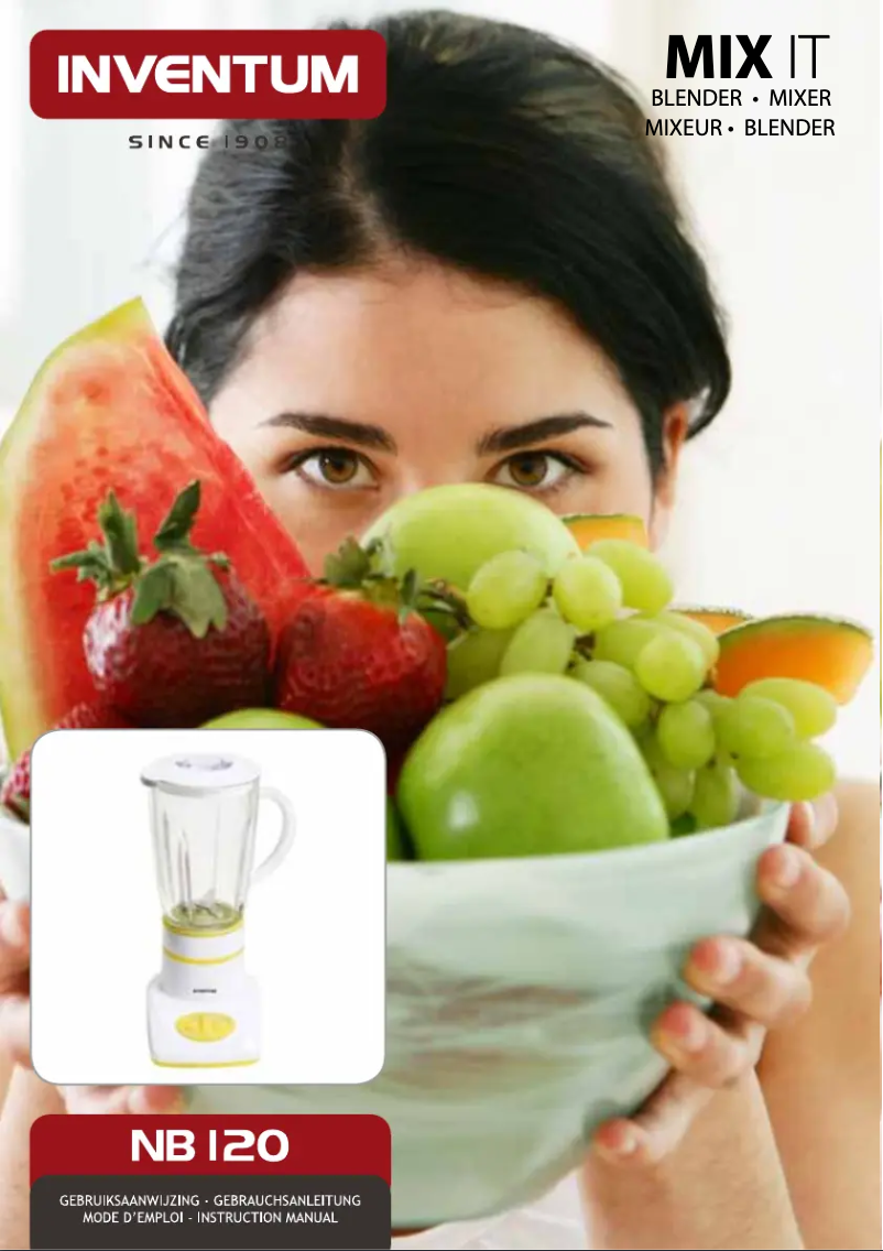 Image de la première page du manuel de l'appareil NB120