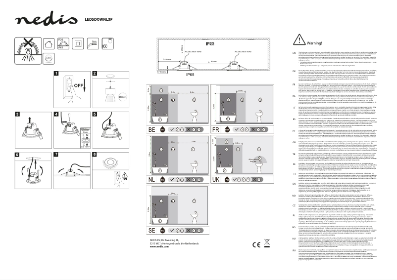 Image de la première page du manuel de l'appareil LEDSDOWNL3P