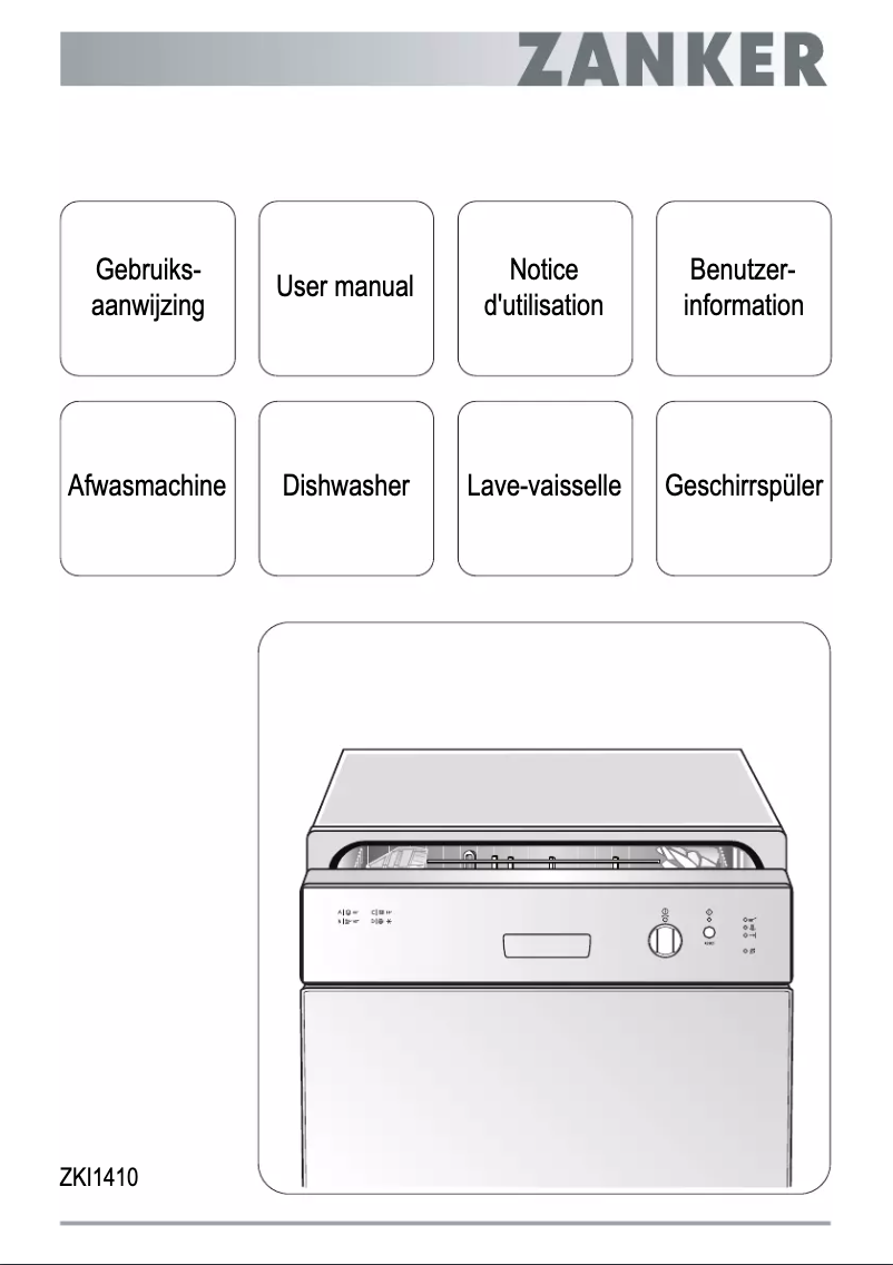 Image de la première page du manuel de l'appareil ZKI 1410 X