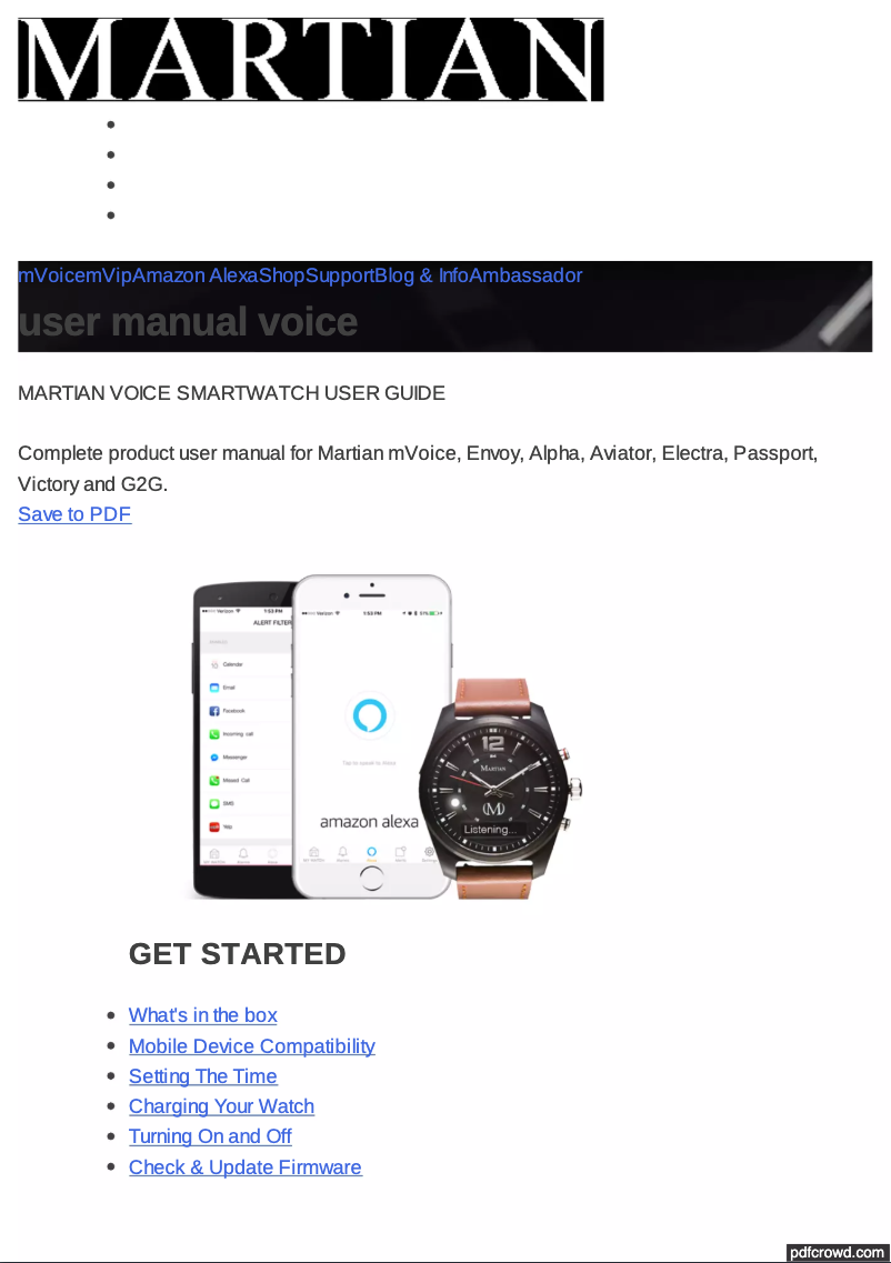Image de la première page du manuel de l'appareil Electra