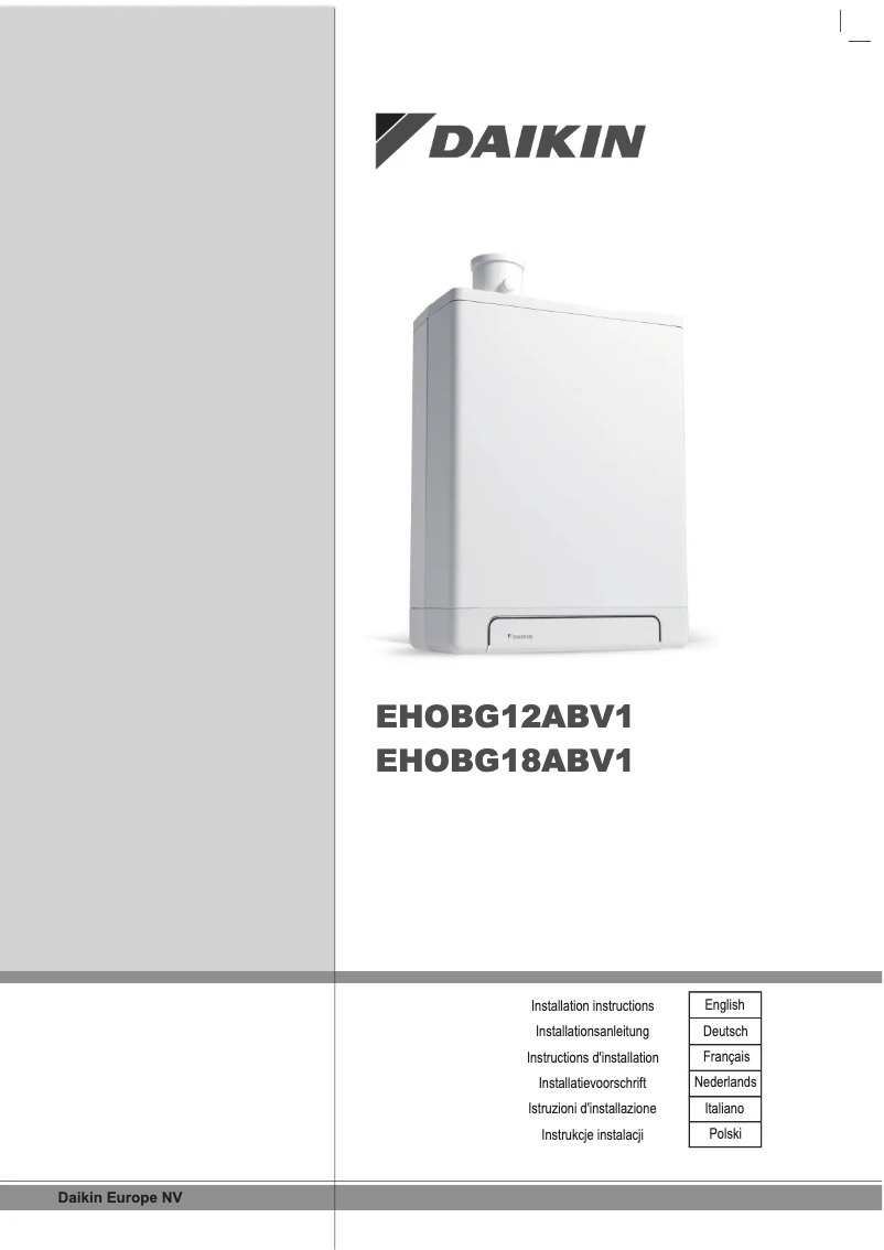 Image de la première page du manuel de l'appareil EHOBG12ABV1