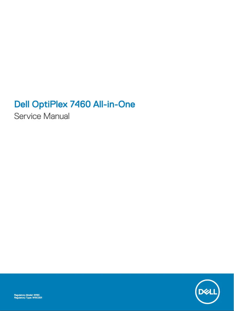 Image de la première page du manuel de l'appareil OptiPlex 7460