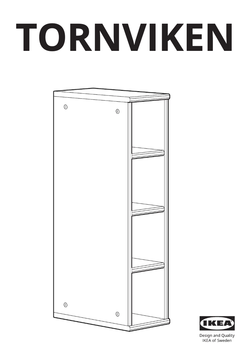 Imagen de la primera página del manual del dispositivo TORNVIKEN 103.590.03
