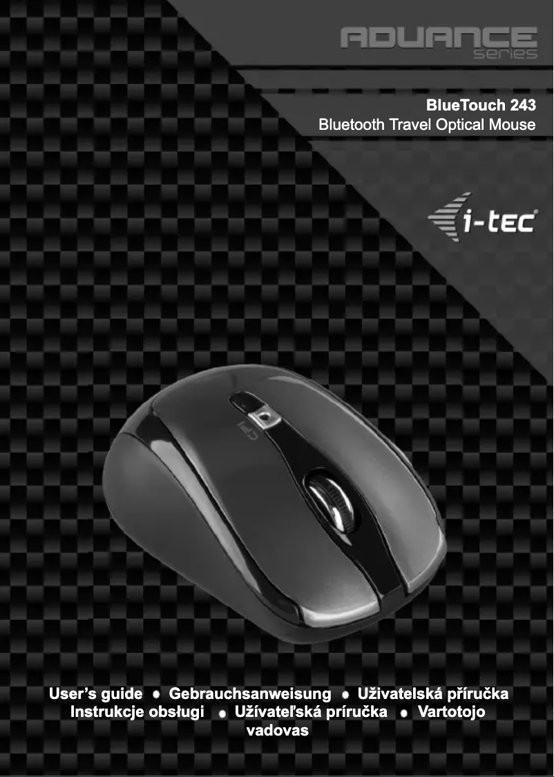 Página 1 del manual Manual de usuario i-TEC BlueTouch 243